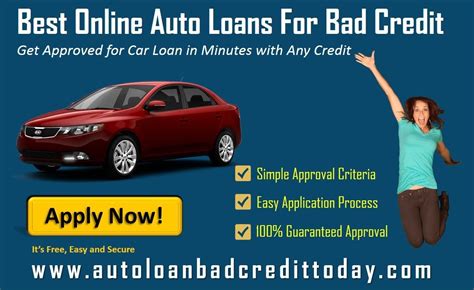 Auto Loans Bad Credit Online